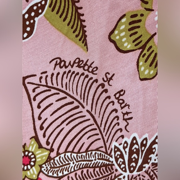 poupette st barth long kaftan amaya pink leo forest size M/L - Picture 15 of 16